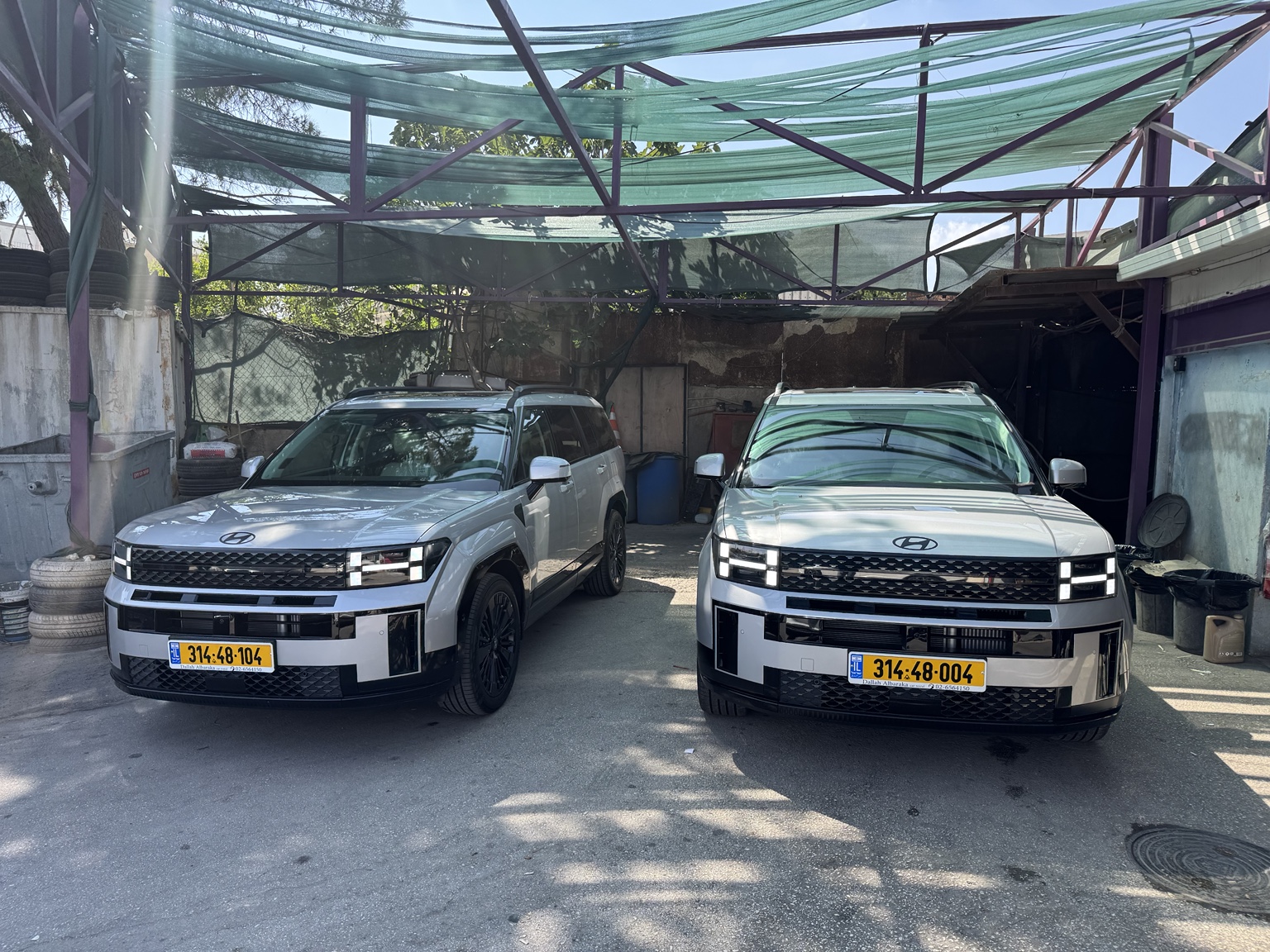 Hyundai Santa Fe SUVs in the Dallah fleet